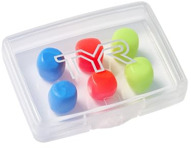 TYR Youth Multi-colored Silicone Ear Plugs, Multi-color