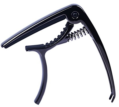 Rayzm Gitarre Kapodaster Capo Capodaster Kapo Klemme, Zink-Legierung Capo für E-Gitarre/Akustik Gitarre/Klassische Gitarre/Westerngitarre/Konzertgitarre, mit Brückenpin-Abzieher
