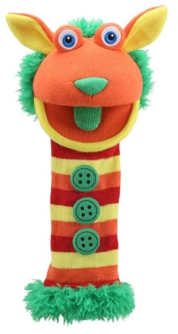 The Puppet Company Knitted Buttons Hand Puppet