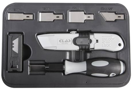 Coffret racloir et cutter Spécial carrosserie - OC 0302 - CLAS Equipements
