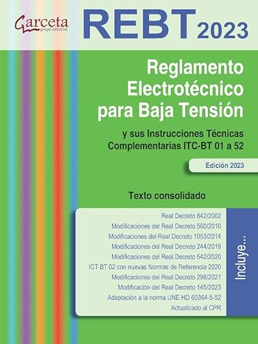 REBT 2023.: Reglamento Electrotecnico para baja tensión