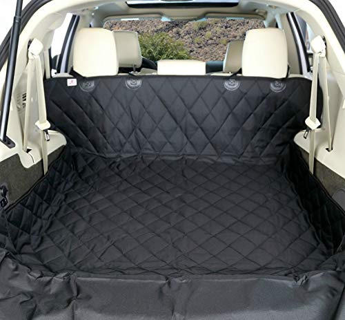4Knines SUV Cargo Liner for Dogs – Dog Trunk Cover – Heavy-Duty, Waterproof Pet Seat Protector – Durable Cargo Liners for Dogs – USA-Based Company - Small (Black)