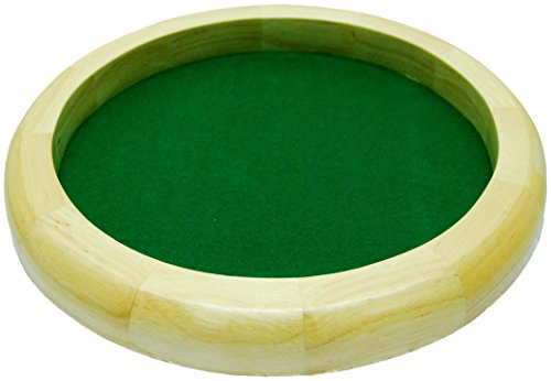 Pistola per dadi, in legno chiaro, rotonda, 35 cm
