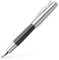 Faber-Castell 148240 - Füller e-motion Edelharz Parkett, Federbreite M, inkl. Geschenkverpackung