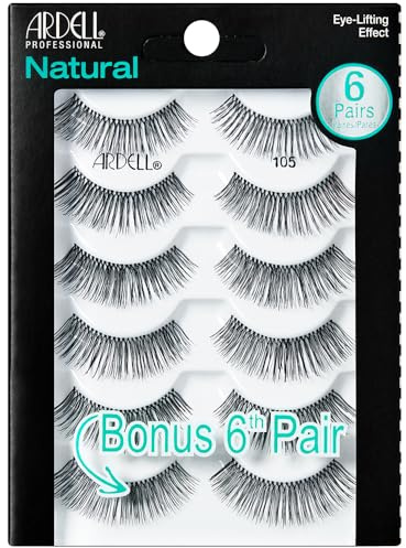 Ardell Natural 105 Black - 6 Pairs pack