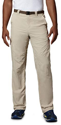 Columbia Men's Silver Ridge Cargo Pant, Fossil, 36W x 32L