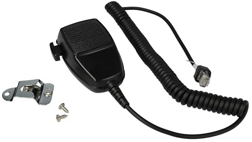 vhbw Högtalarmikrofon kompatibel med Motorola CM300, CM340, CM360, Desktrac-serien, EM200, EM400, GM1100, GM1200, GM1280 radio