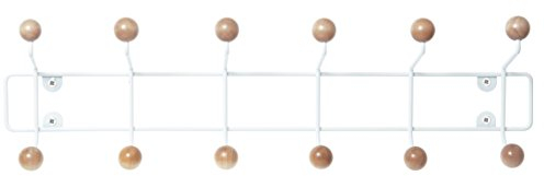 Present Time - Garderobe - Wandgarderobe - Saturnus XL - Holzkugeln - wooden balls XL - 53,5 x 15 x 14 cm