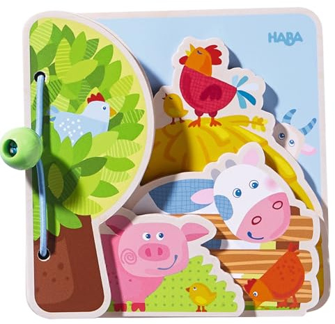 HABA - Livre pour Bébé Les Amis la Ferme, 300556