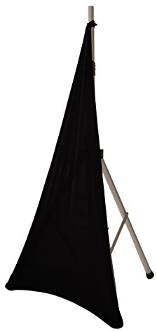 Expand Stativsegel, Stativcover Schwarz - Stativ Segel, Cover für Lautsprecherstative - Einseitig - B1 - Stretch