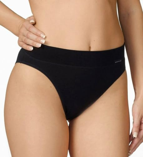 CALIDA Elastic Slip Femme, avec Large Taille Douce, Taille Haute, qualité Single Jersey naturellement Respirante et Douce