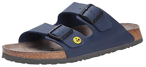 Birkenstock Arizona Professional ESD Birko Flor Blau, 00089438370, 37 EU Schmal