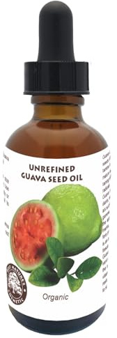 Best Nature's Cosmetics Huile de graines de goyave - Pressée à froid, vitamine C et antioxydants - Huile hydratante pour la peau, la croissance des cheveux et les cheveux sans frisottis - 60 ml