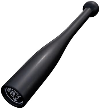 Gorilla Sports® Clubbell - 2/4 / 6/8 / 10/12 / 15/20 kg Peso, Singolo o Set, in Acciaio, Nero - Mazza da Allenamento, Macebell, Steel Power Clubs, Bell Club, Clave