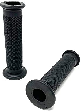 Motorcycle Handgrips Grips Rubber Soft Touch Comfort Anti Vibration Anti Slip Easy Fit for 22mm 7/8 inch Motorbike Handlebars