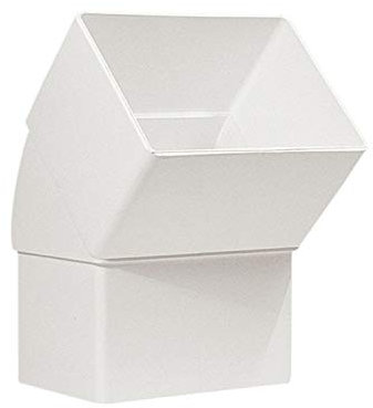 Jimten cq4gt - Codo 45 bajante macho-hembra cq4gt 100x73 blanco