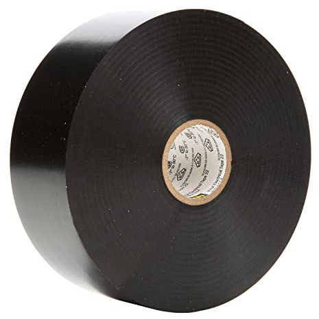 3M 221933 Scotch Vinyl elektriskt isoleringsband, 19 mm x 33 m, 0,25 mm, svart