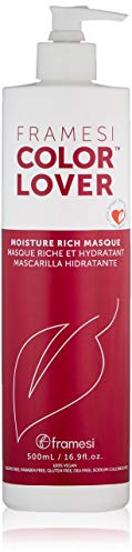 FRAMESI Color Lover Moisture Rich Masque, 16.9 fl.oz, Sulfate Free Hair Mask for Color Treated Hair