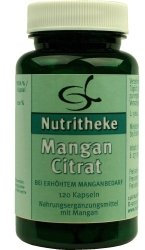 MANGAN Citrat Kapseln 120 St