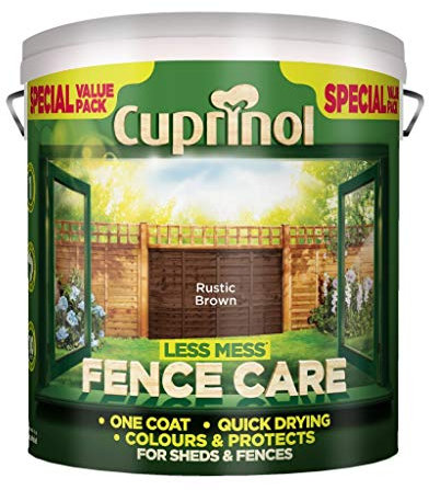 Cuprinol Less Mess Fence Care 6L Rustic Brown (445660) by Cuprinol