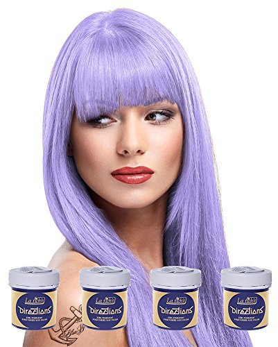 La Riche Directions - Set of 4 Lilac Semi-Permanent Hair Colour - 88ml Jars