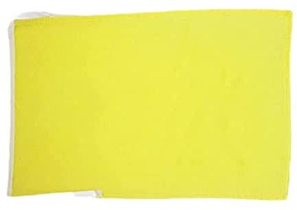 AZ FLAG Bandiera Monocolore Giallo 45x30 cm - Bandierina Gialla 30 x 45 cm Cordicelle