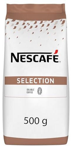 NESCAFÉ Sélection - Café Soluble Corsé et Généreux - En Poudre - Approvisionnement 100% plus Responsable - Produit en France - Sachet de 500g