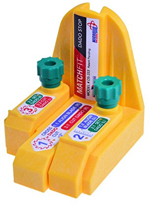 MICROJIG Matchfit DS-333 Dado Stop, Yellow