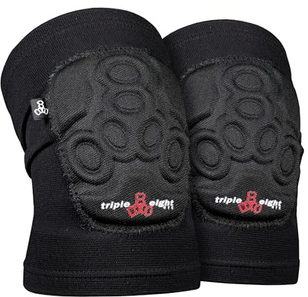 Triple Eight Covert Knee Pads – Ideal for Roller Skating, Biking, BMX, and Skateboarding