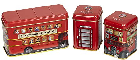 Traditionen aus Großbritannien: 3 x kleine Teedosen
