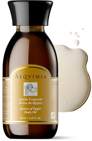 Alqvimia | Aceite Corporal Reina de Egipto | Queen of Egypt Body Oil | Aceite Reafirmante y Nutritivo para Resaltar la Belleza de la Mujer | 150 ml