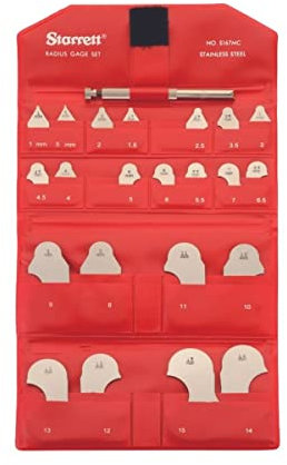 Starrett S167MCHZ - Juego Galgas De Radio Starrett