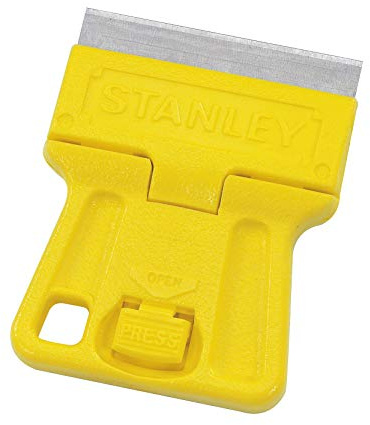 Stanley 28-100 1-3/16 inch High Visibility Mini-Razor Blade Scraper