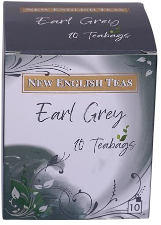 New English Teas English Garden Earl Grey Tea 10 Teabags (Pack of 6, Total 60 Teabags)