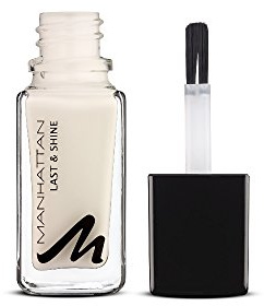 Manhattan Last & Shine Nagellack, Glitzernd roter, glänzender Nail Polish für 10 Tage perfekten Halt, Farbe Bring It On 640, 1 x 10ml