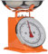 Premier Housewares 0807086 Retro Küchenwaage, 5 kg, orange
