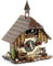 Eble Kuckucksuhr Kuckuckuhr Echtholz NEU batteriebetriebenes Quartzwerk Kuckuckruf Tischuhr Schwarzwaldhaus 28cm- 22307