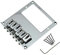 KAISH Tele Bridge Tele Humbucker Guitar Bridge for Telecaster/Tele Guitar Chrome