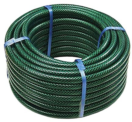 Amtech - Garden Hose for Outdoor Cleaning and Watering in All Seasons, Home DIY, Long Lasting and Durable, Easy to Clean, Suitable for Most Standard Hose Pipe Fittings (30m)