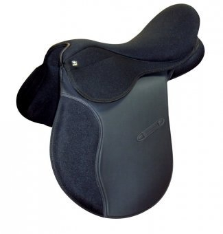 PFIFF Basicline Synthetik-Sattel, schwarz 16