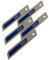 Irwin Blue Blades Bi-Metall Abbrechklinge 18 mm 5 Stück, Splitterfrei, 10507102