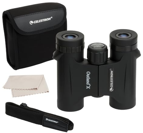 Celestron 71341 10 x 25 Outland X: prismáticos, negro