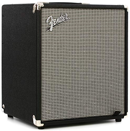 Fender Rumble 100 V3 Bass Amp for Bass Guitar, 100 Watts, with 2-Year Warranty 12 Inch Eminence Speaker, Overdrive Circuit, Tone Voicing, Effects Loop and Direct XLR Output