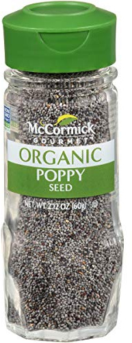 McCormick Gourmet Organic Poppy Seed, 2.12 oz