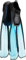 Cressi Rondinella, Pinne da Nuoto, Unisex - Adulto, Blu/Acquamarina, 45/46