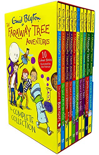 The Complete Faraway Tree Adventures 10 Colour Stories Books Collection Box Set by Enid Blyton