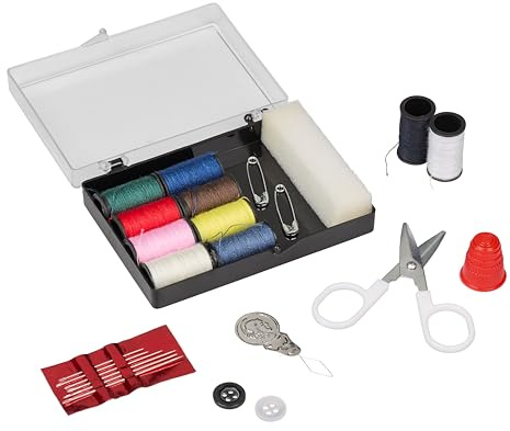 Chef Aid Sewing Susan, Un Ensemble de Couture Complet idéal pour Une Utilisation Lors de Voyages et pour réparer des Articles en déplacement, idéal pour Un Usage Domestique, en Voyage, en Urgence ou