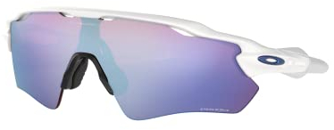 Oakley Herren Radar EV Path Sportbrille, Polished wht/Prizm Snow, M/L