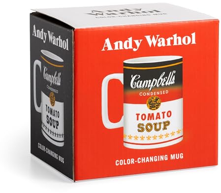 Galison Andy Warhol – Soup Can Color Changing Ceramic Mug