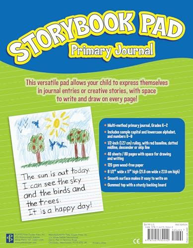 Peter Pauper Press Storybook Pad - Create a story on every page! (40 Sheets)